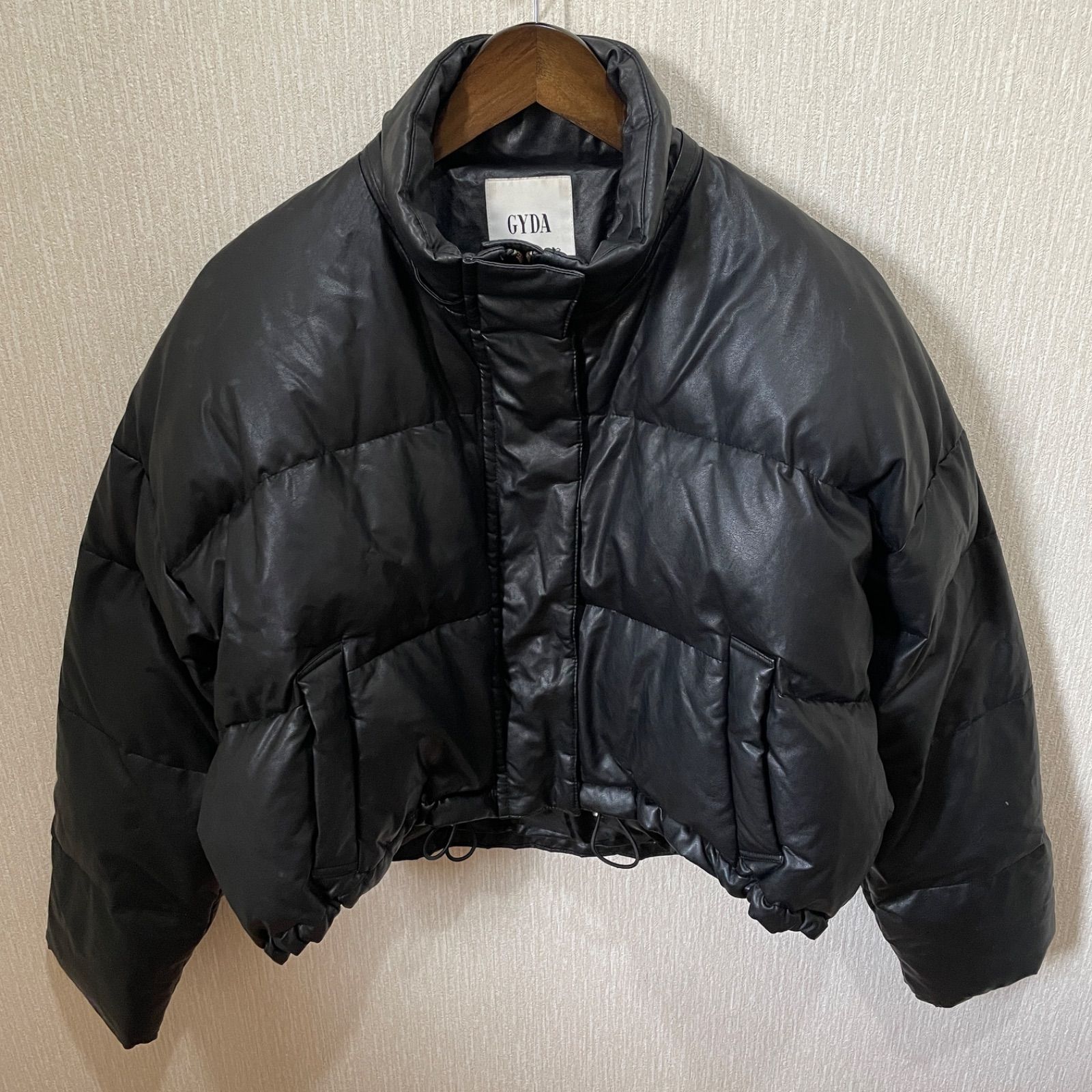 美品】GYDA ジェイダ ショート ダウンジャケット レディース F 