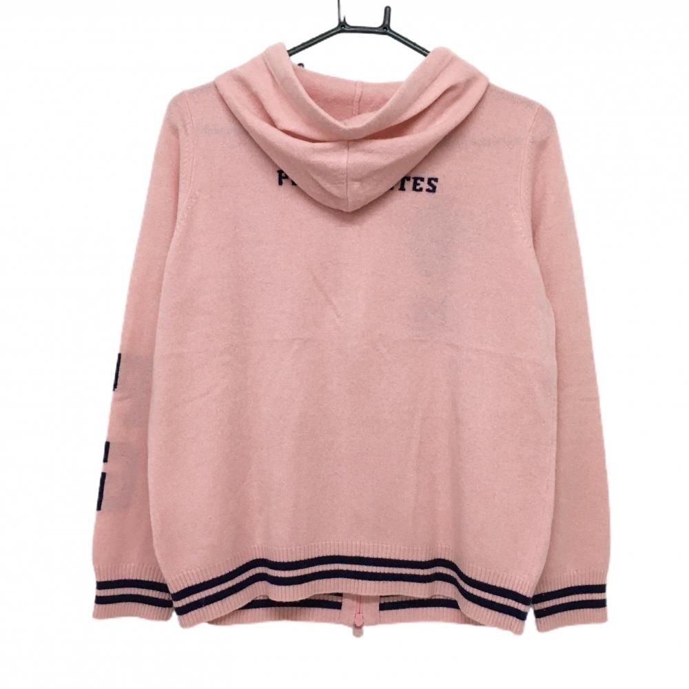 PEARLY GATES フード付きセーター パーリーゲイツ☆ピンクフード付きセーター