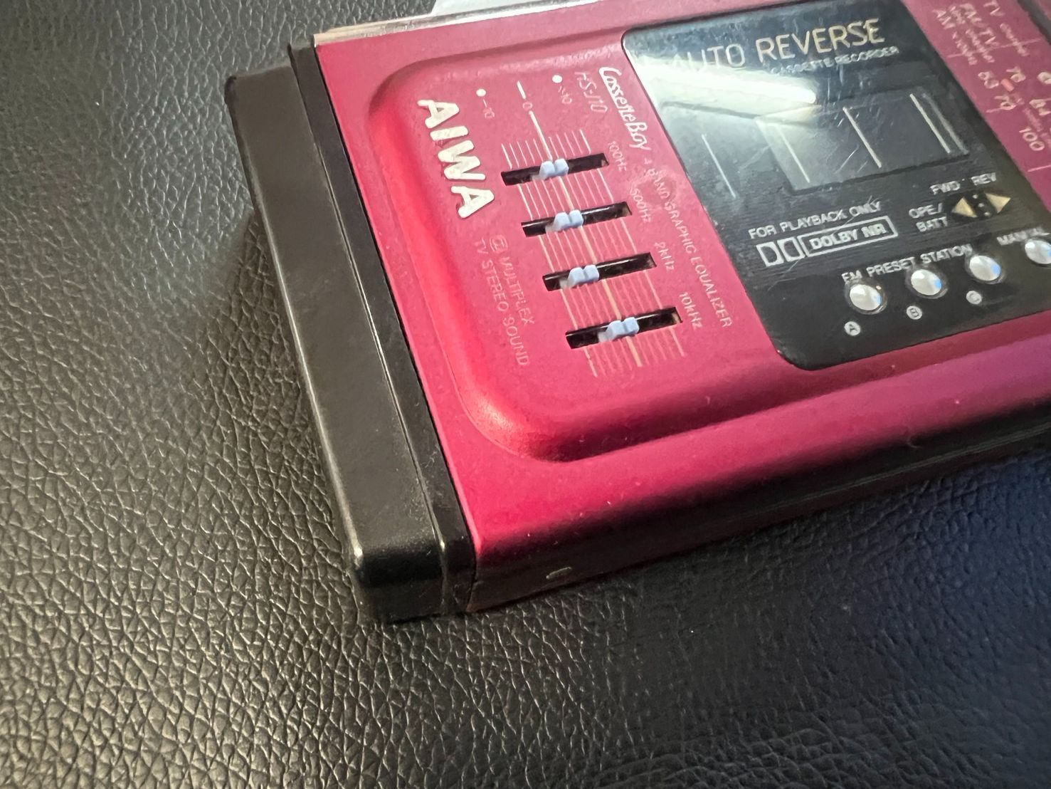 AIWA HS-J10 ポータブルステレオラジオカセットレコーダー