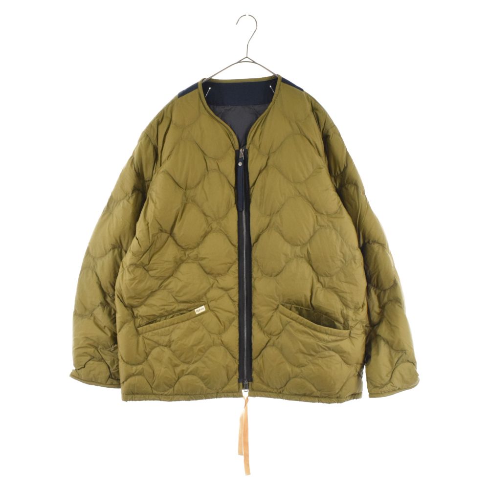 MONCLER (モンクレール) 21AW JAECKIN GIUBBOTTO G20911A00126 キルティングバックプリントナイロンジャケット  カーキ - メルカリ