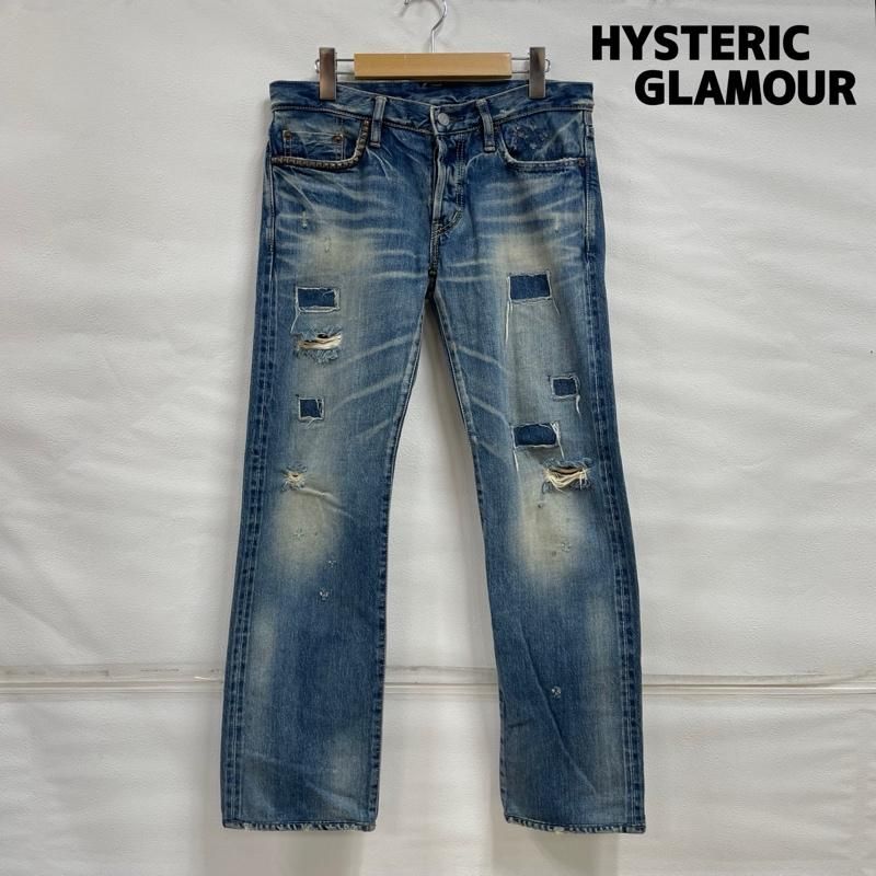 HYSTERIC GLAMOUR ヒステリックグラマー 小窓 SP加工 デニム ヒステリックグラマー HYSTERIC GLAMOUR SP加工 小窓リメイク スリム