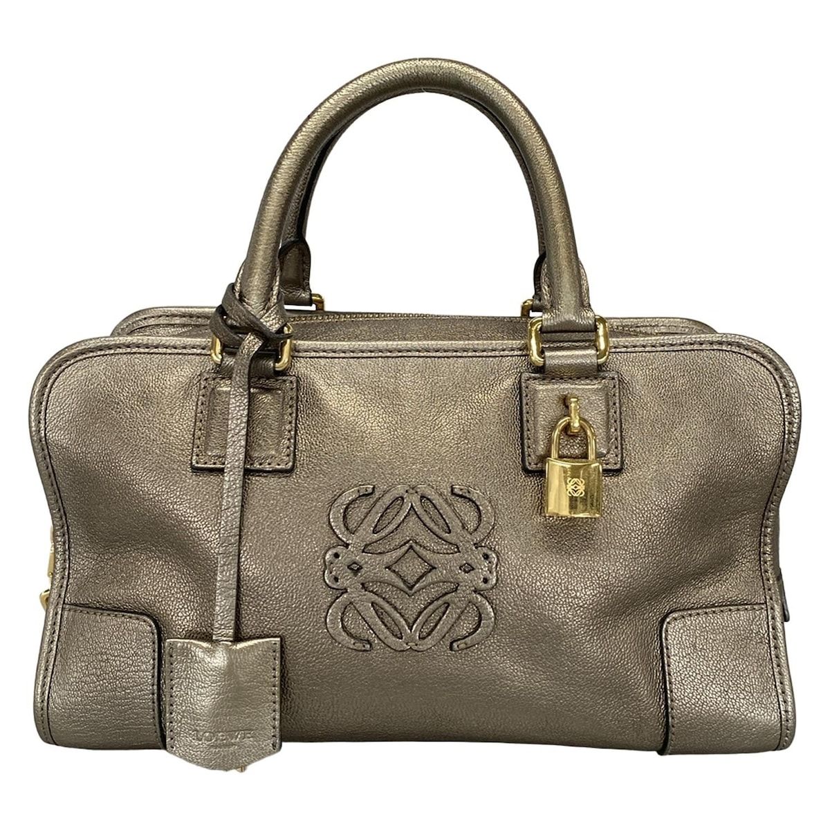 LOEWE(ロエベ) ハンドバッグ アマソナ28 339.70.A03 ゴールド ロエベ  