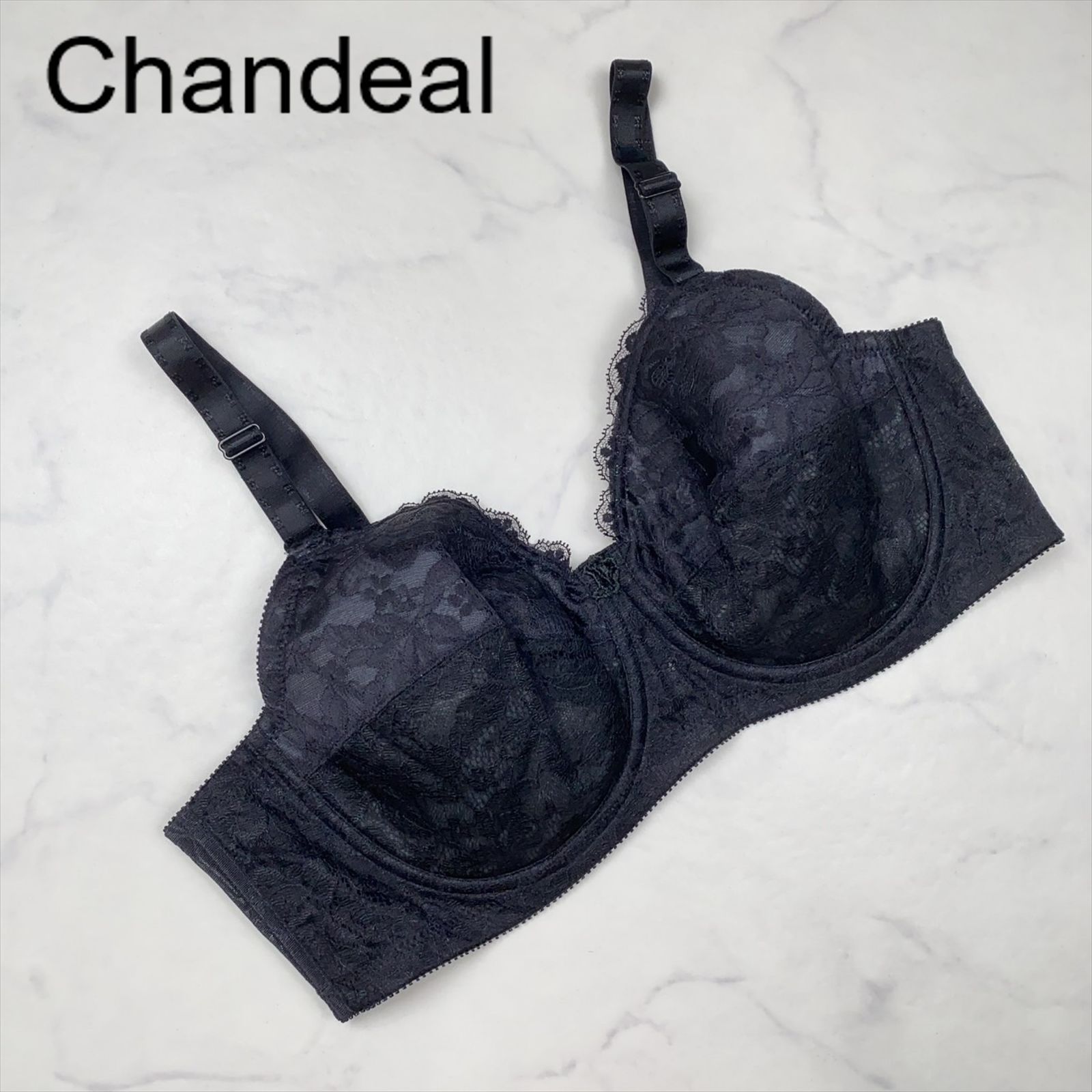 シャンデール　ブラジャー　D85 新品未使用】Chandeal シャンデール ブラジャー D85 BL ブラック