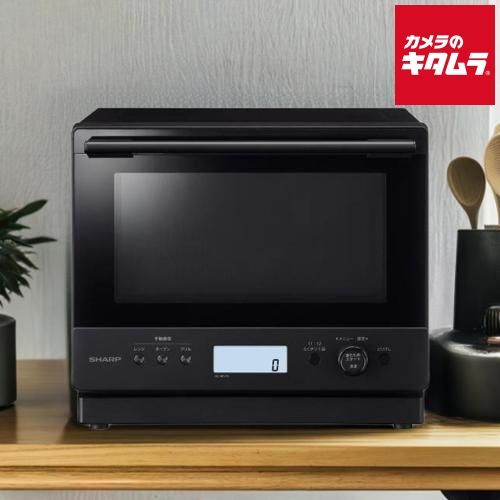 シャープ 過熱水蒸気オーブンレンジ PLAINLY RE-WF275-B ブラック系 27L