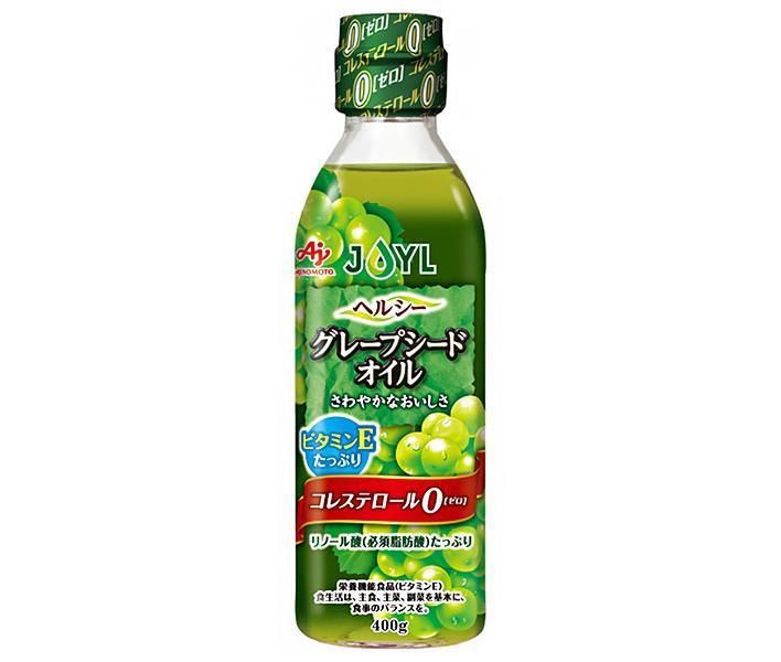J-オイルミルズ AJINOMOTO ヘルシーグレープシードオイル 400g瓶×12本入× 2ケース ｜ 味の素 コレステロールゼロ 油 栄養機能食品