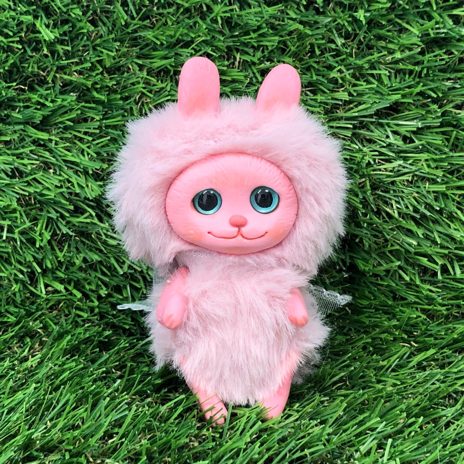 Reserved】ピンクのふわふわうさぎパトリシアちゃんモフィーくん