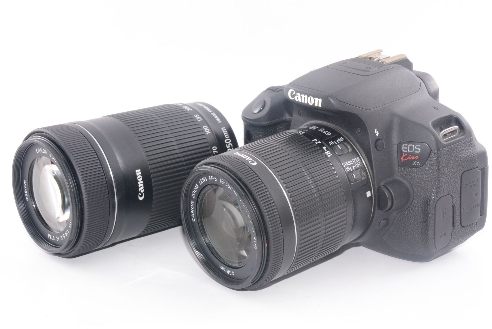 待望の再販開始 Canon EOS Kiss X7i ダブルズームキット ☆リングに 