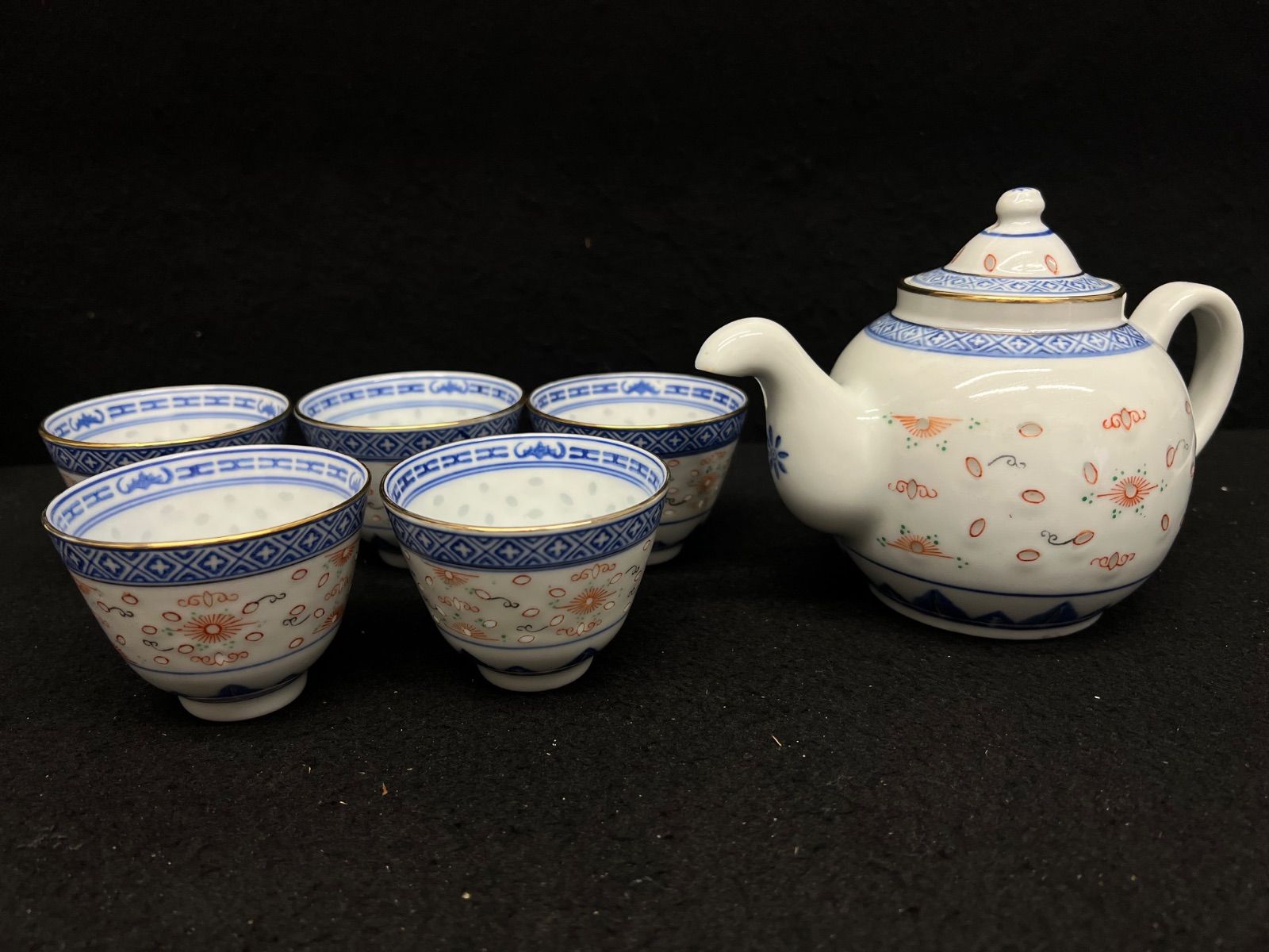 景徳鎮 | 茶器セット 急須 湯呑み 茶器 伝統陶器 中国