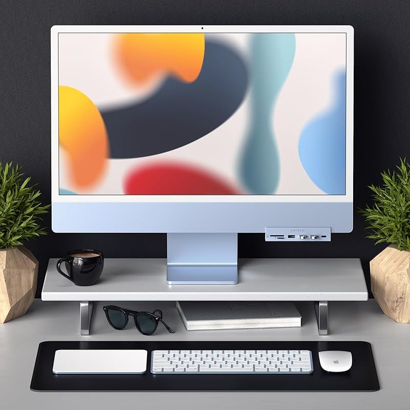 【サイズ:2021iMac_色:ブルー】Satechi iMac24インチ用 U USB-C Clamp Hub for 24-inch iMac | Satechi - Apple and PC