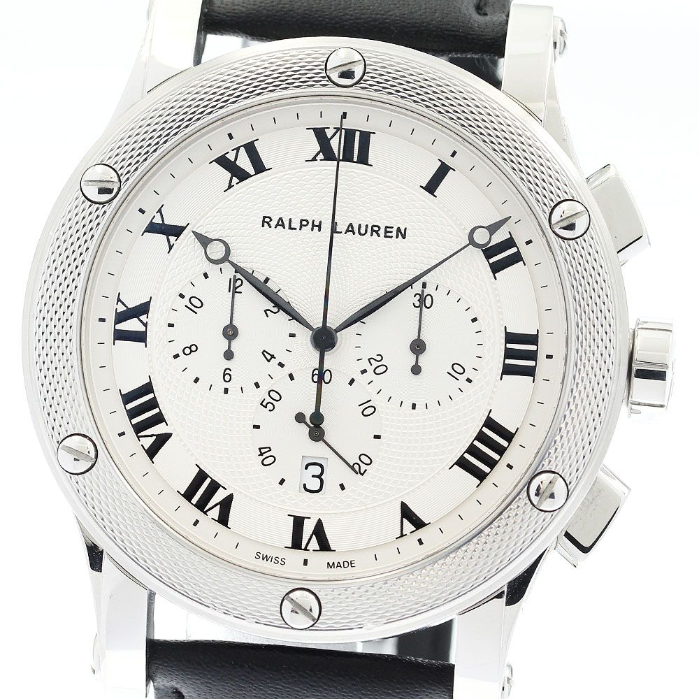 ラルフローレン RALPH LAUREN R0230702|K02300 スポーティング クロノグラフ 自動巻き メンズ保証書付き_886550