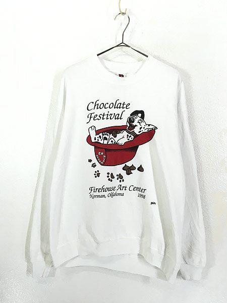 古着 90s USA製 「Chocolate Festival」 犬 ダルメシアン アニマル