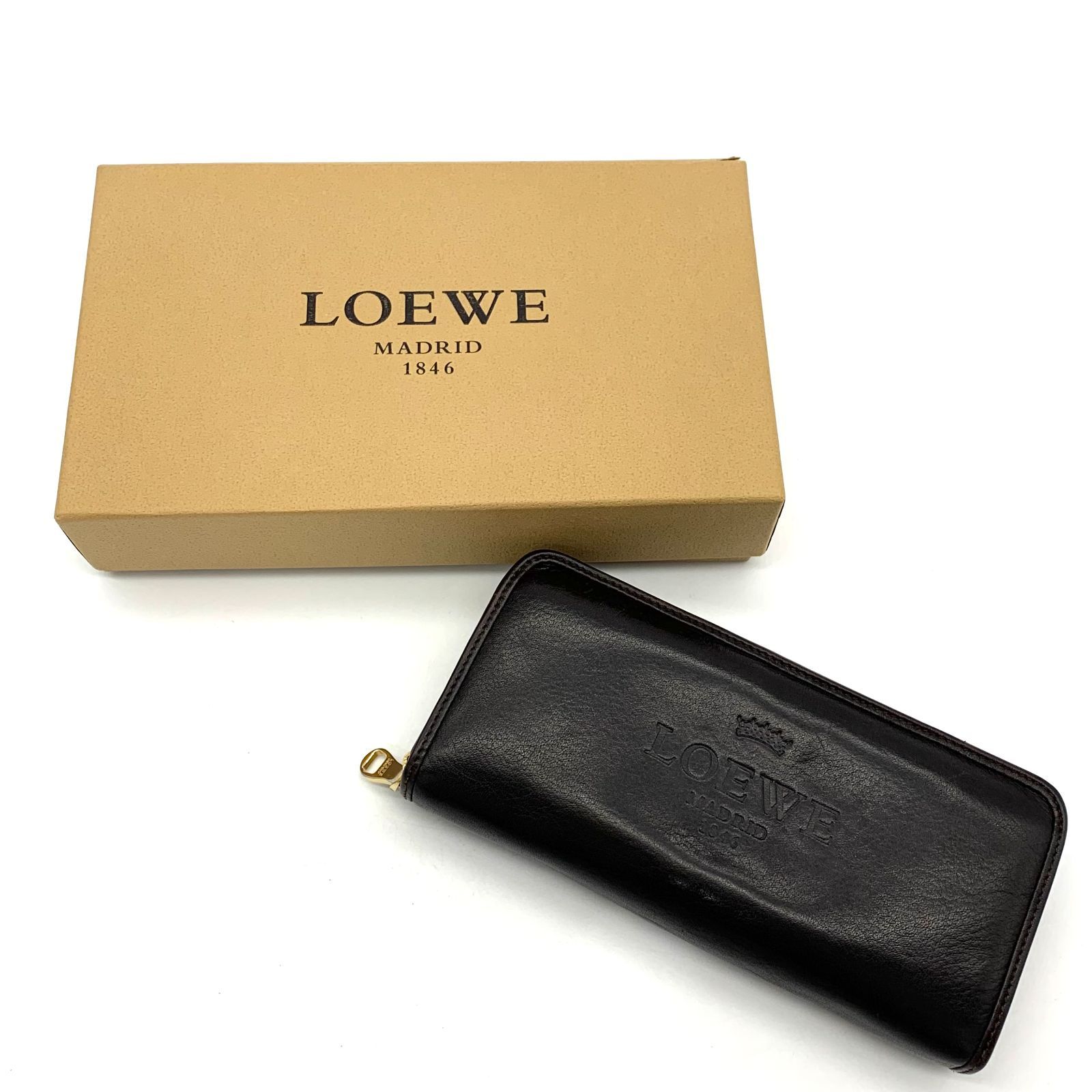 ▽LOEWE/ロエベ ヘリテージ ラウンドファスナー 176.79.E07