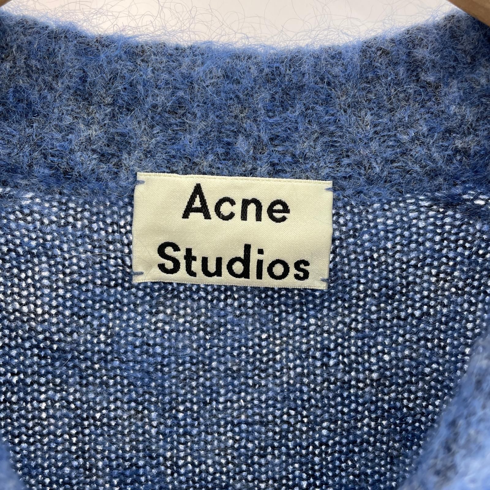 acne studio モヘアニットxs Acne Studios ﾓﾍﾔﾆｯﾄｾｰﾀｰ XS ﾏﾙﾁ - メルカリ