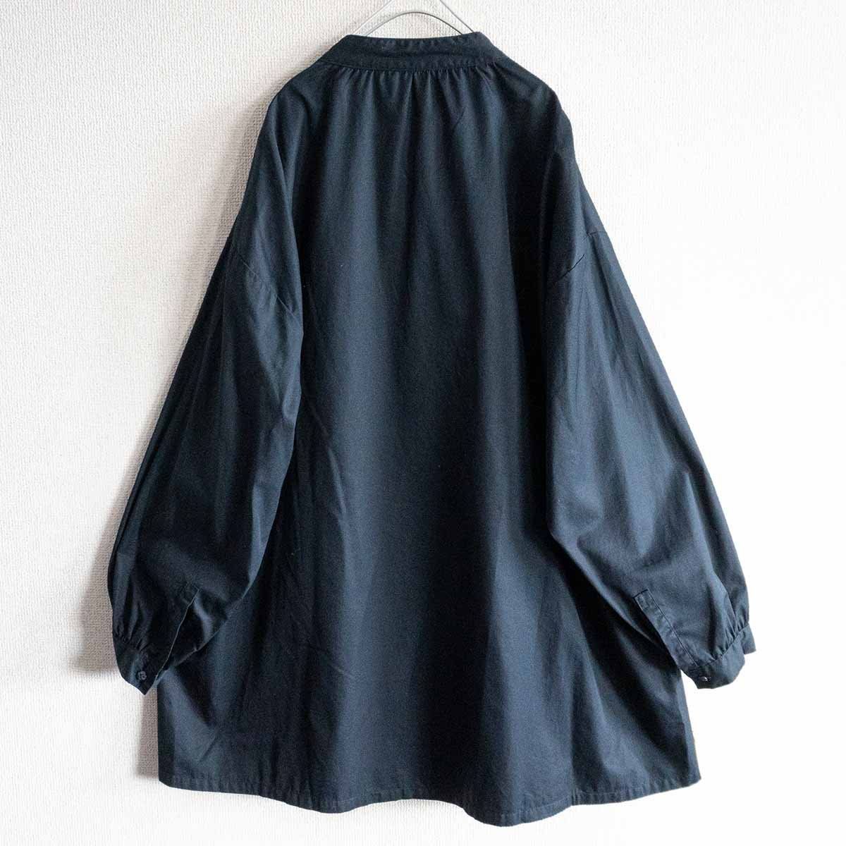 極美品】PORTER CLASSIC 【ギャバジン スタンドカラー スモックシャツ 