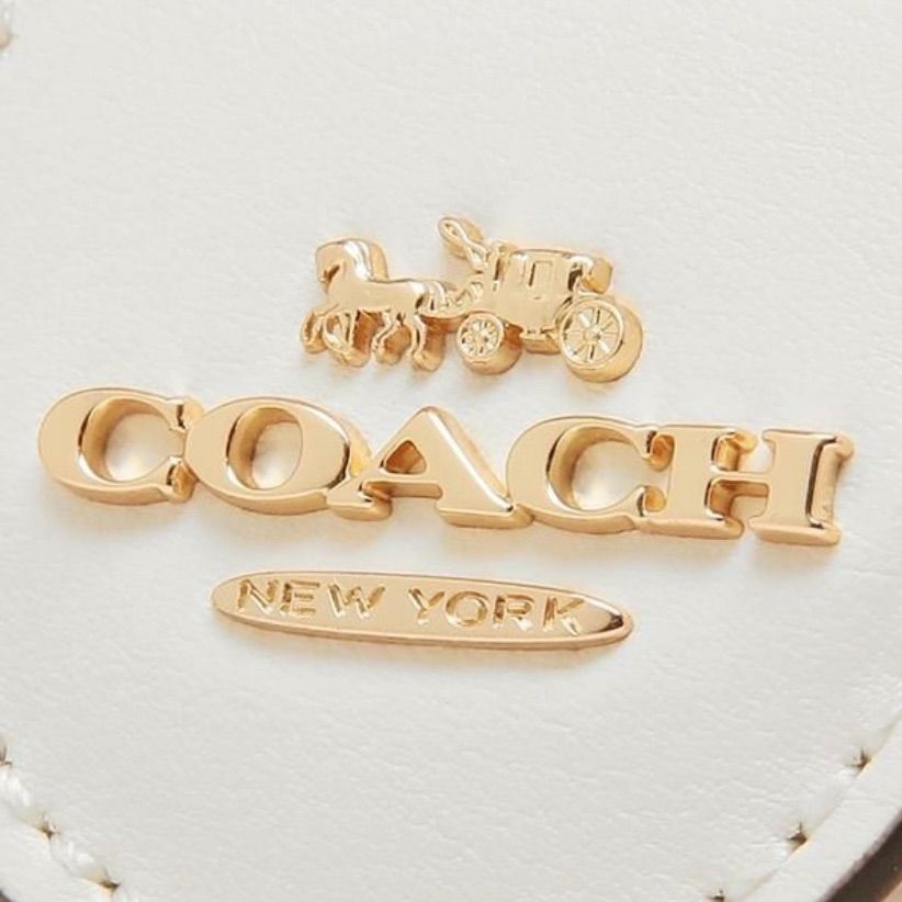 ✯新品✯ COACH コーチ 二つ 折り財布 折財布 オーナメント×新作 ...