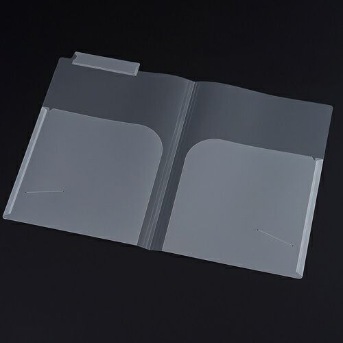 リヒトラブ カルテフォルダーダブルポケット A4ヨコ 見出し紙付 HK7712-ミ 1箱(200枚) たのめーるリヒトラブ カルテフォルダー ダブルポケット A4ヨコ