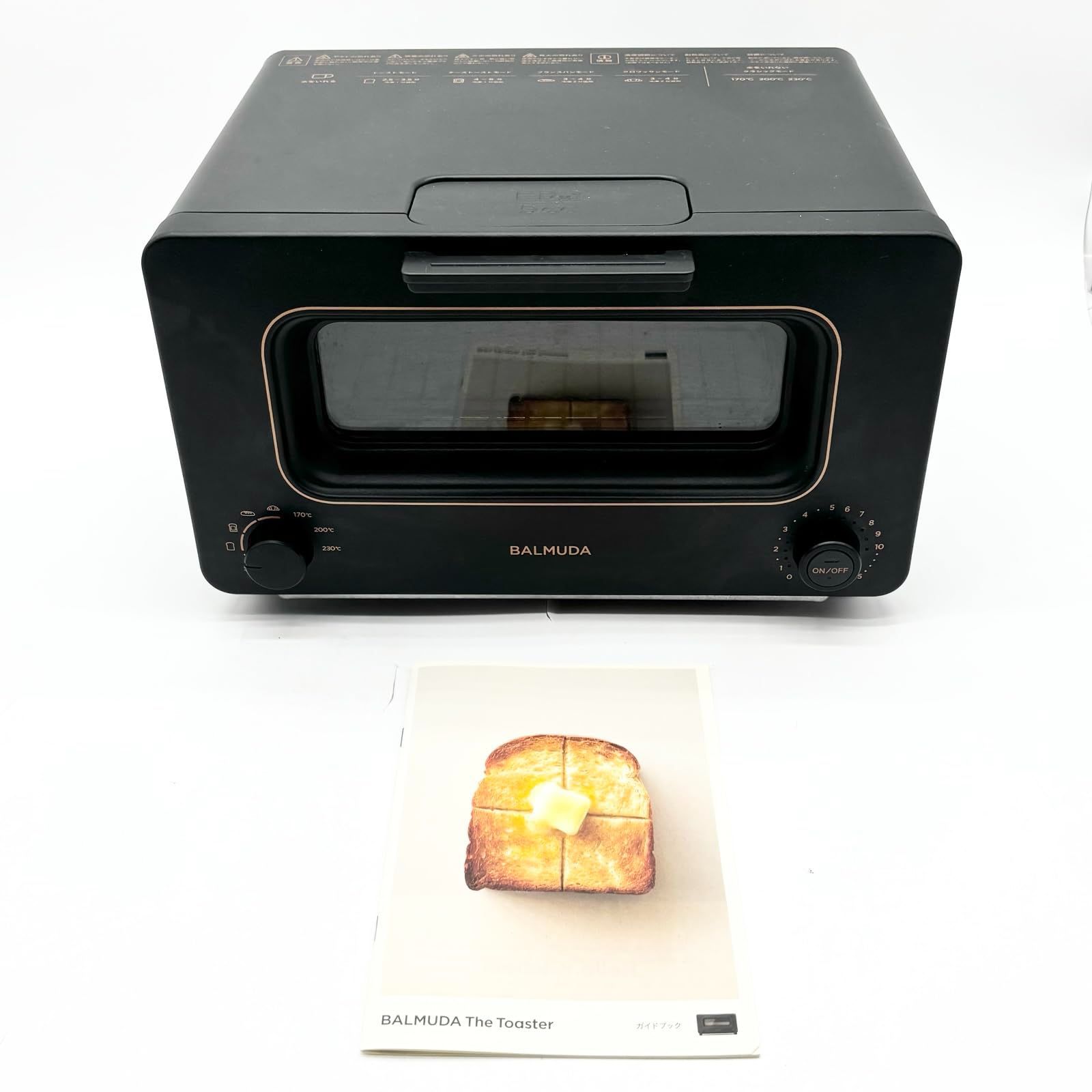バルミューダ ザ トースター スチームトースター ブラック｜ BALMUDA The Toaster K05A-BK ○1202