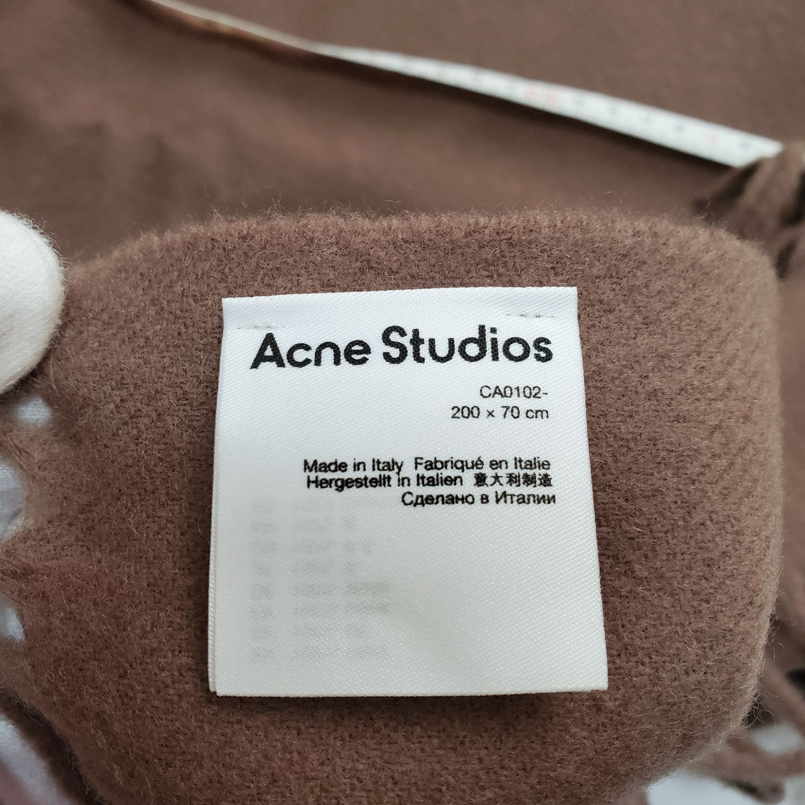 新品Acne Studios ストールマフラー オーバーサイズCanadaNew - メルカリ 