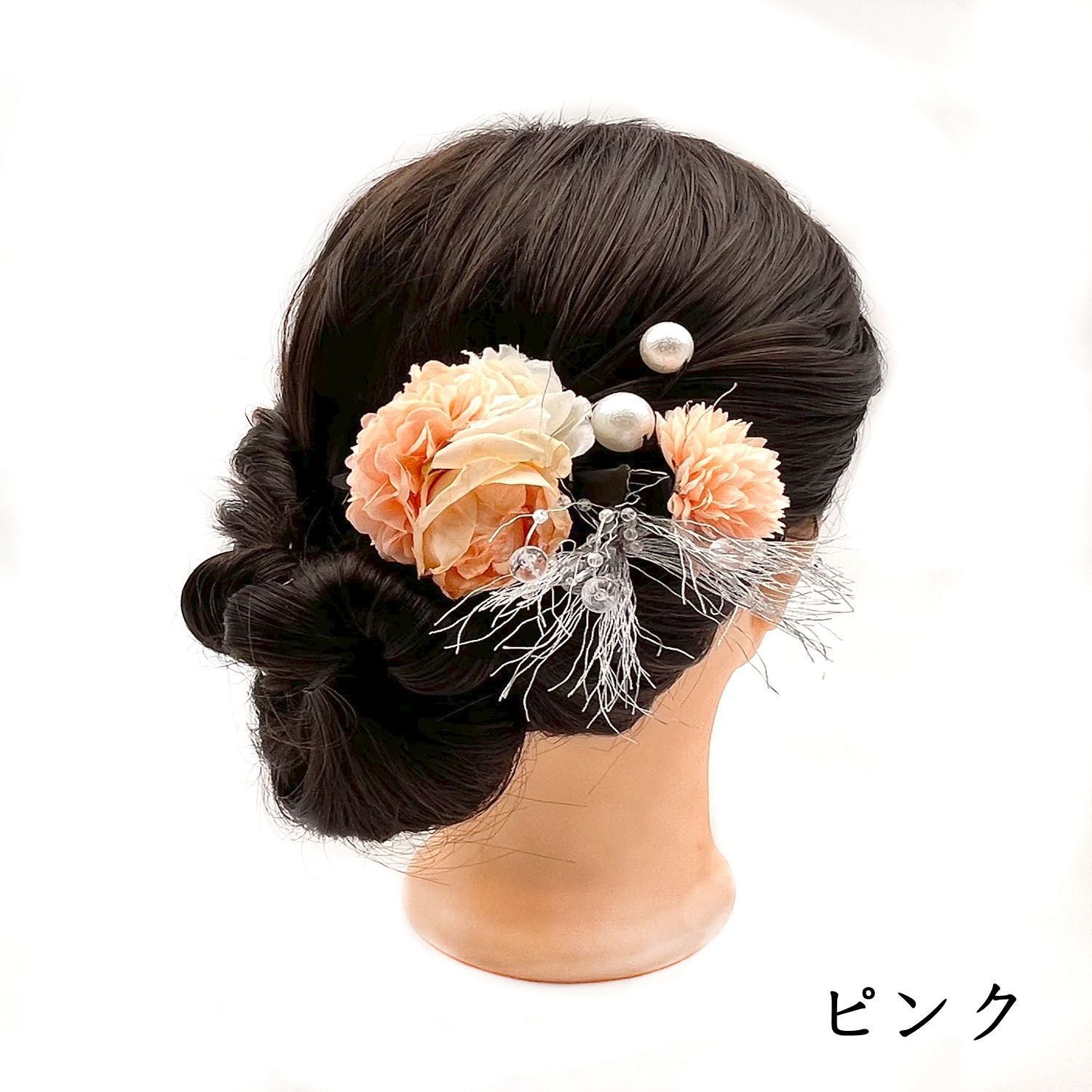 和装髪飾り　成人式卒業式袴振袖七五三結婚式髪飾り着物髪飾りヘアアクセサリー Amazon.co.jp: OTAKUMARKET 髪飾り 七五三 成人式 浴衣 花 袴