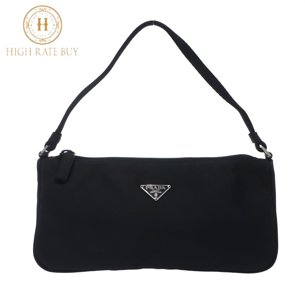 美品】PRADA プラダ ナイロンポーチ MV633 NERO ネロ - メルカリ