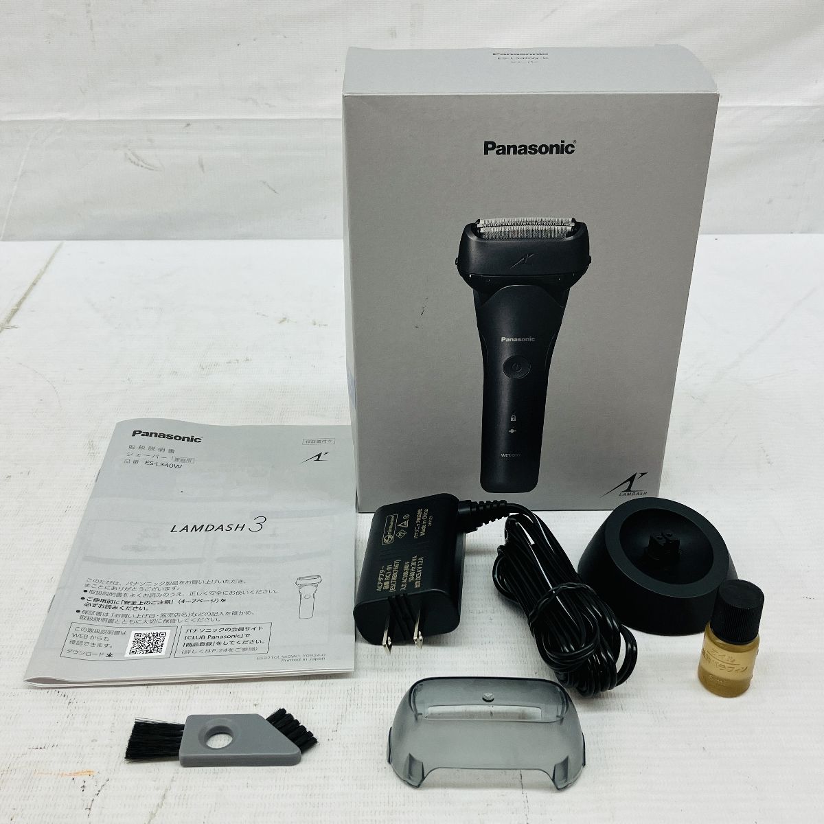Panasonic ES-L340W-K 電気 シェーバー カミソリ 2025年製 黒