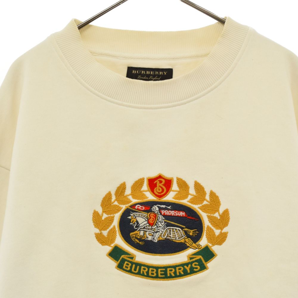 BURBERRY (バーバリー) Archive Crest embroidery sweatshirt 