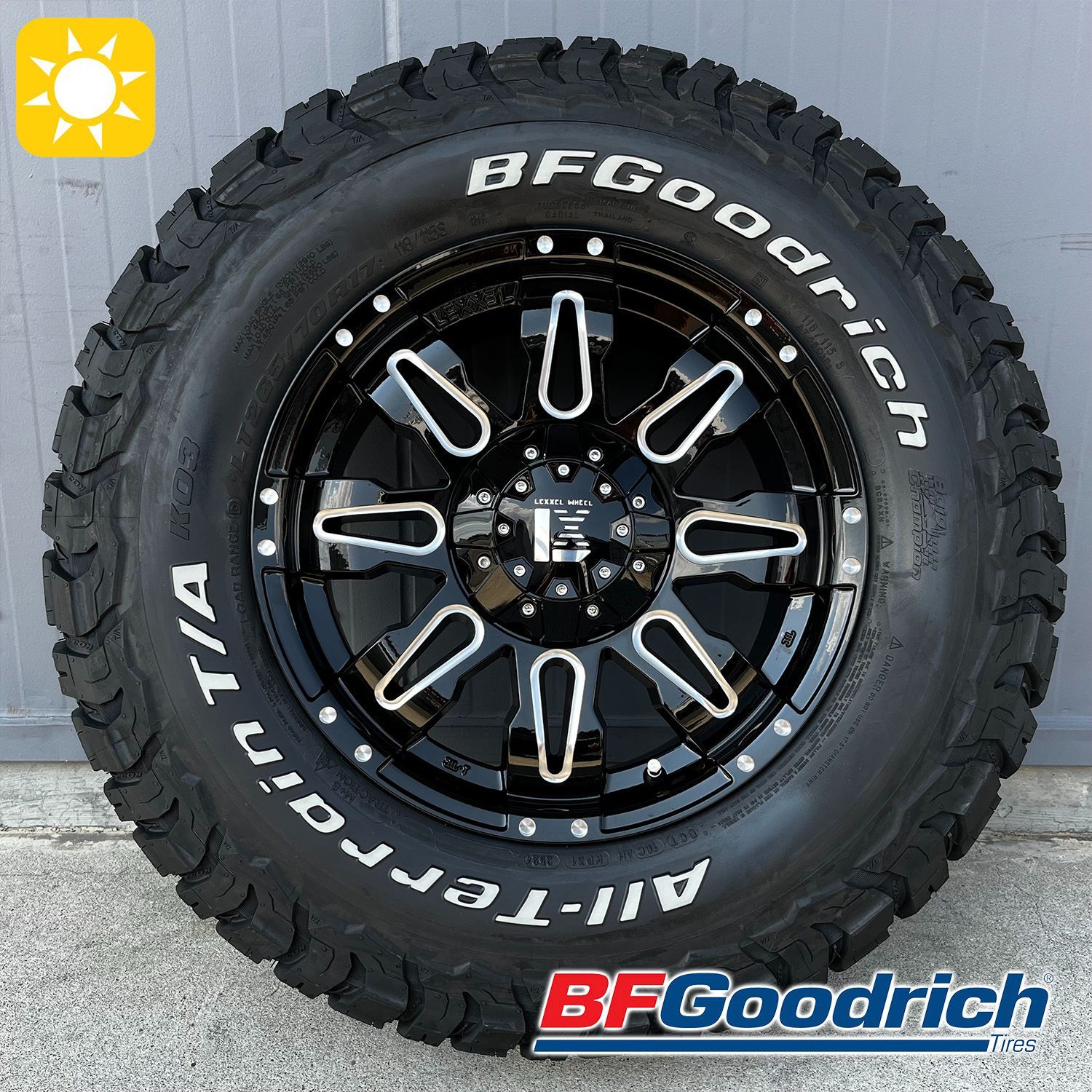 4本セット LEXXEL Balano ランクル250 ランクル300 17インチ BF オールテレン KO3 265|70R17 275|70R17