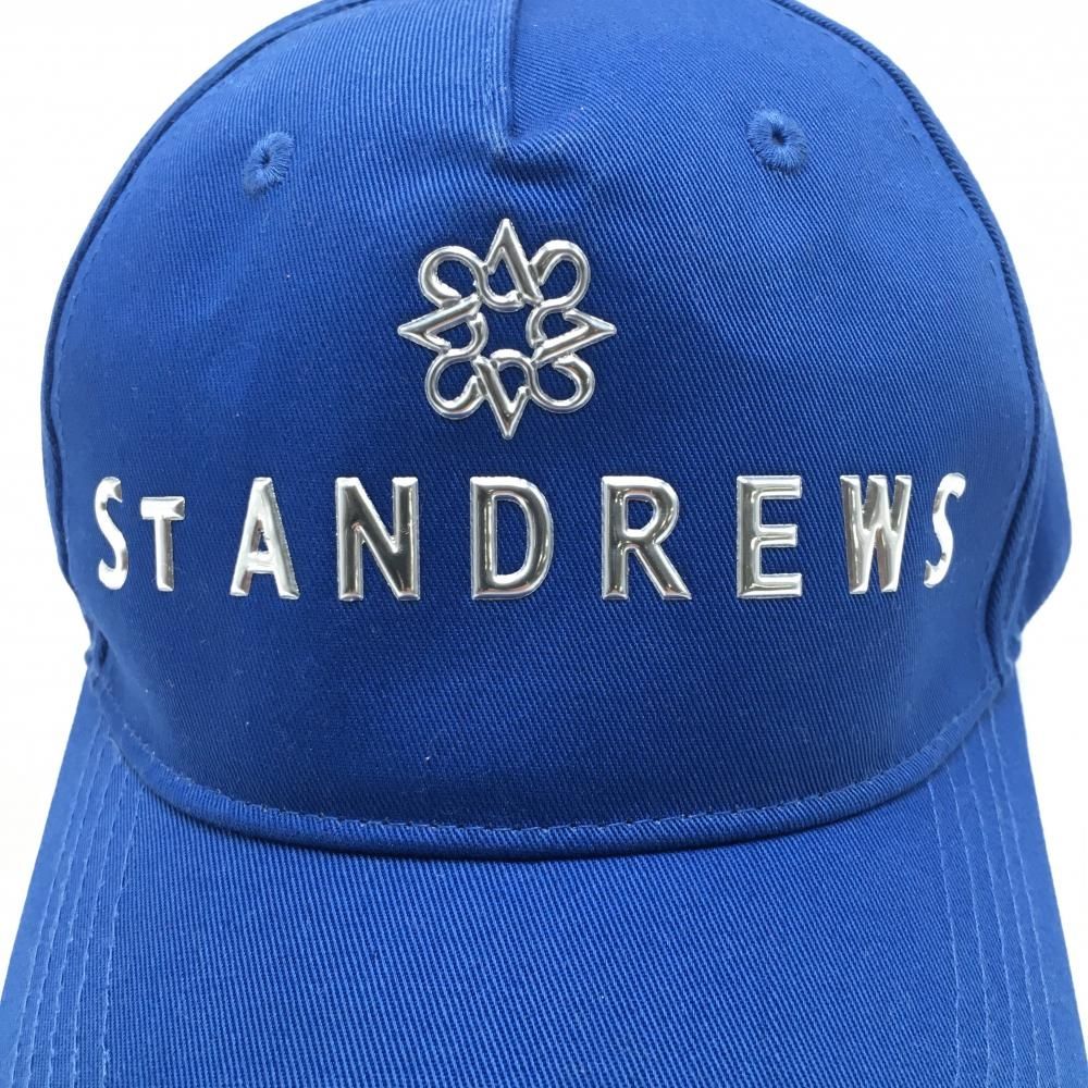 ☆SALE価格☆【美品】セントアンドリュース キャップ ブルー×シルバー