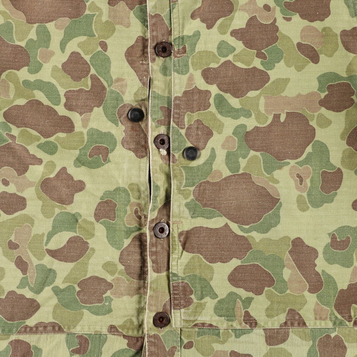 古着 40年代 米軍実品 P-44 USMC ダックハンターカモ フロッグスキン