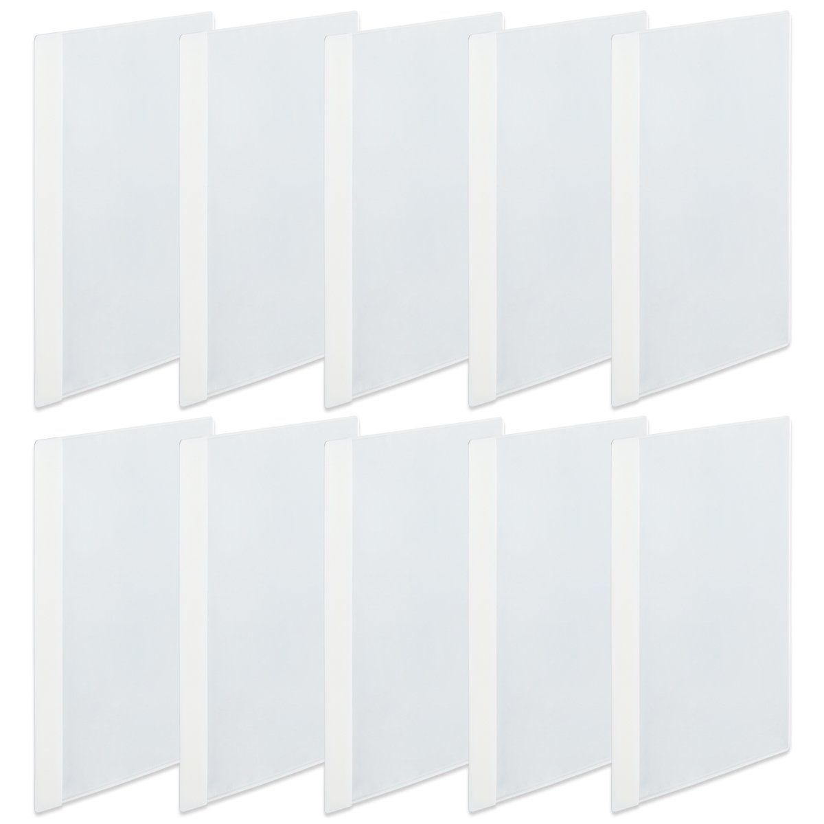 新着商品 10冊パック 78 964 10 ホワイト 6P スリムタイプ A4 クリアファイル プラス