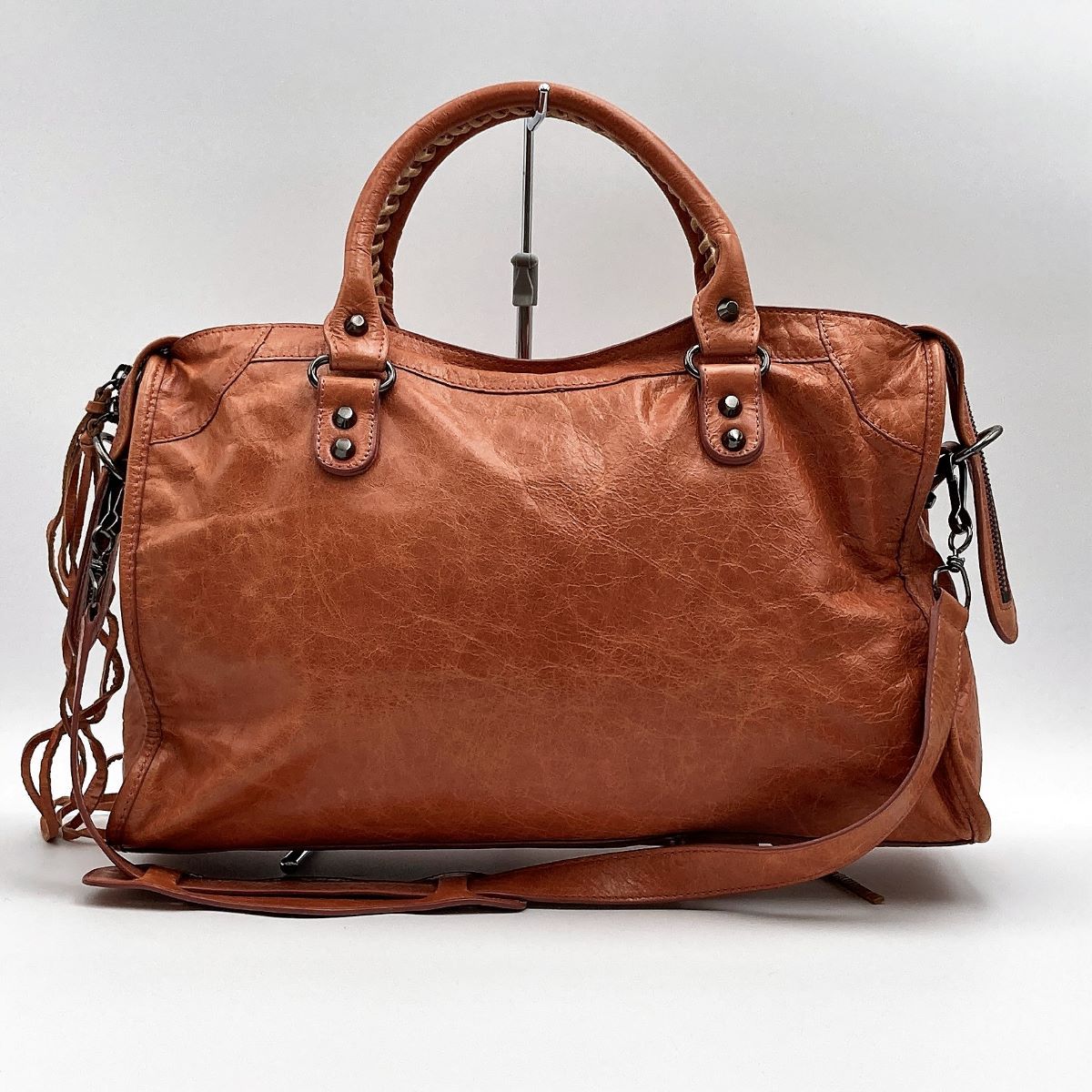 バレンシアガ ザ シティ レザー 2way トートバッグ ショルダー W38 楽天市場】バレンシアガ BALENCIAGA ザ・シティ 2wayショルダー