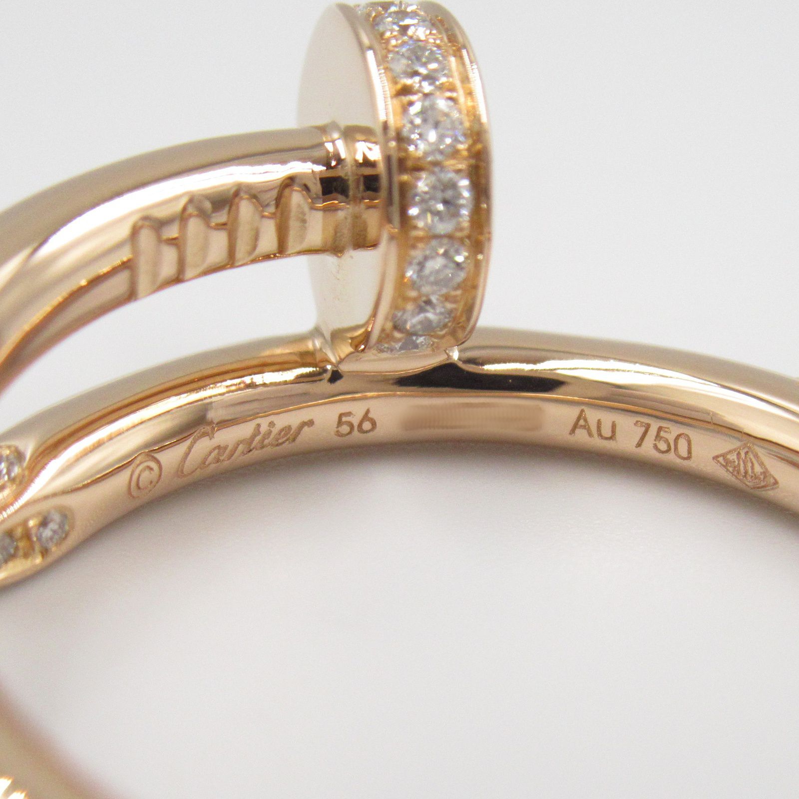 直営 Cartier ジュストアンクル リング ダイヤモンド 3カラー ジュストアンクル リング 11号 SM YG ダイヤ | CARTIER | LE