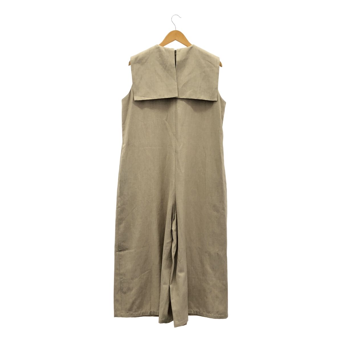 nest Robe ネストローブ＊リネンサロペットパンツ　ベージュ　フリーサイズ nest Robe ネストローブ＊リネンサロペットパンツベージュ
