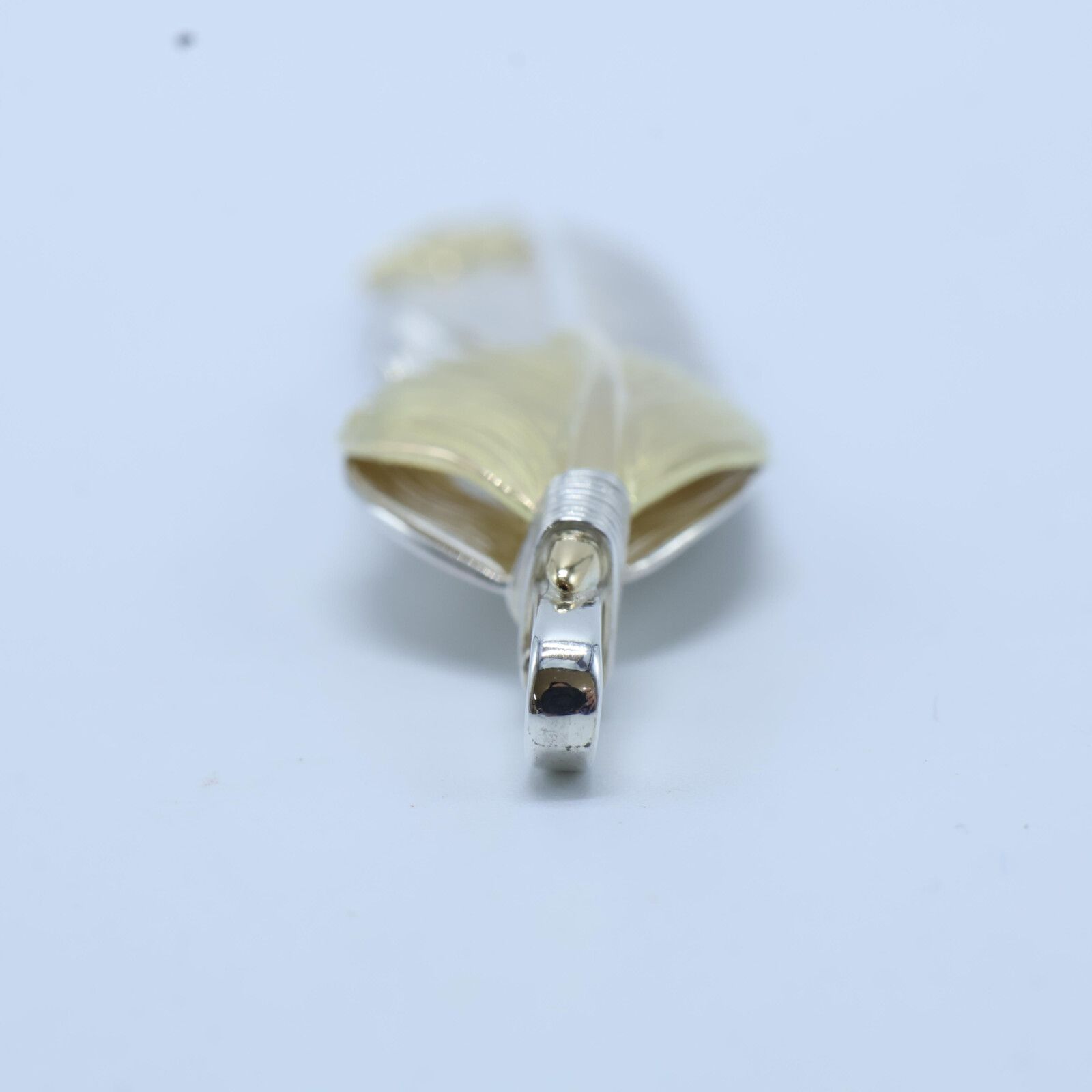 Taro Washimi 鷲見太郎 新品同様 925xK18 L フライト フェザー - メルカリ 