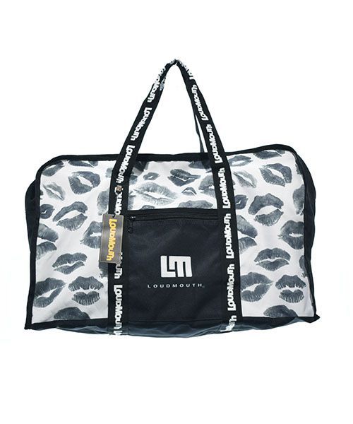 【新古品です！】ラウドマウス｜キスマーク 総柄ビッグトートバッグ｜中古ゴルフ用品