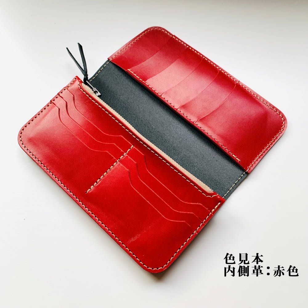 お歳暮 のし 進学・就職祝いにも】栃木レザー 13 ロングウォレット 長財布 小物