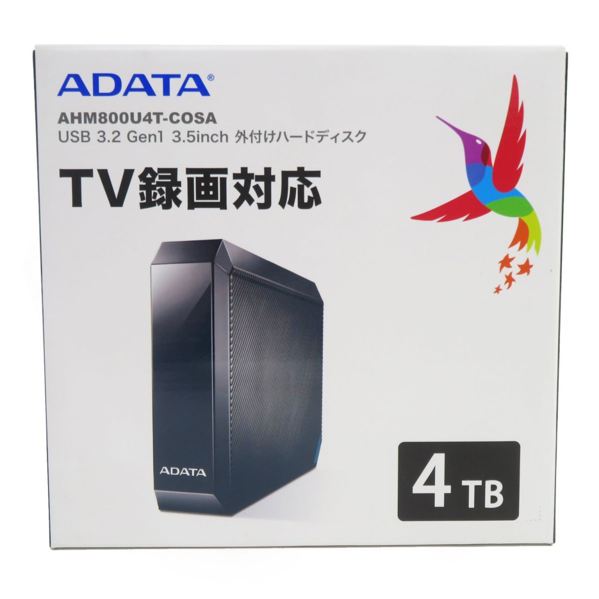 4TBHDD ADATAハードディスクAHM800U4T-COSA新品未開封品