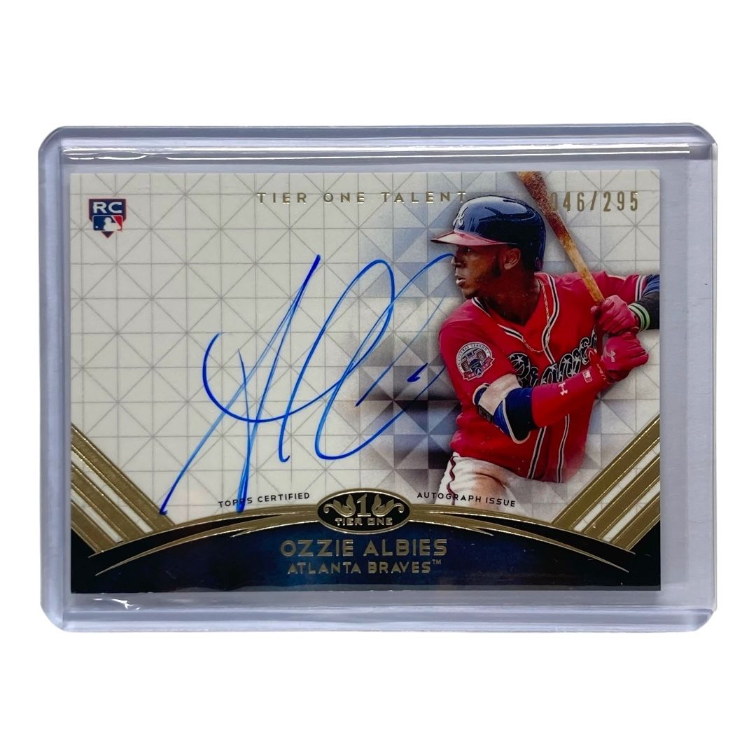TOPPS MLBカード TIER ONE OZZIE ALBIES BRAVES 046/295 #TTA-OA 送料無料 中古 IT2 TOPPS MLBカード TIER ONE OZZIE ALBIES BRAVES 046/295 #TTA-OA