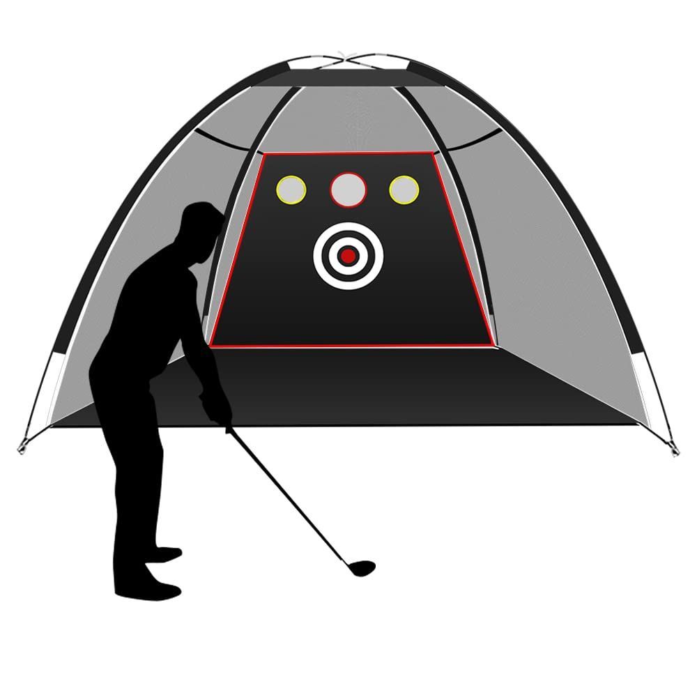 3m Voodans ゴルフネット ゴルフ練習ネット 大型 ゴルフスイング ネット屋外 自宅練習 設置簡単 3m