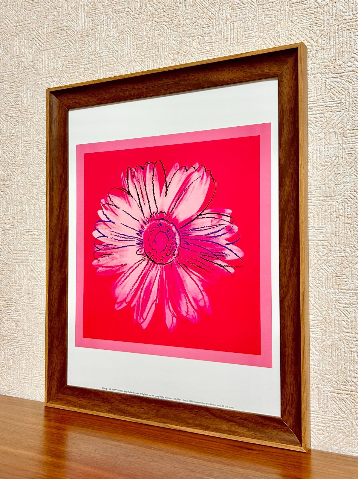 【額縁付き】アンディウォーホル　プリント デイジー4点セット 新品☆額縁付アートポスター(BRUCE MCGAW GRAPHICS)☆アンディ