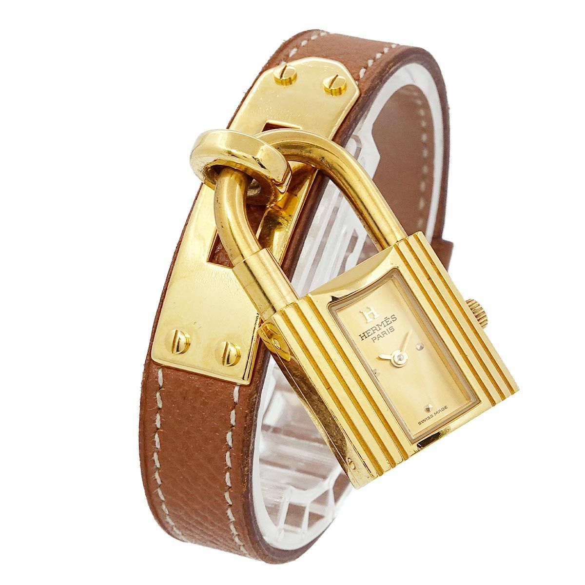 HERMES ケリーウォッチ ヴィンテージ レディース 腕時計 ゴールド