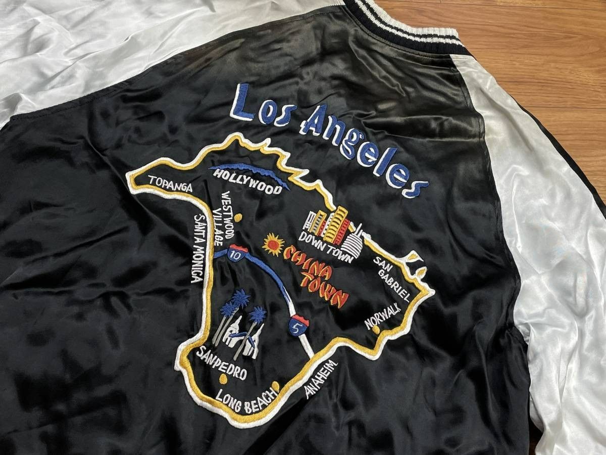 シュタンバウム STAMMBAUM ビンテージ加工 スカジャン リバーシブル