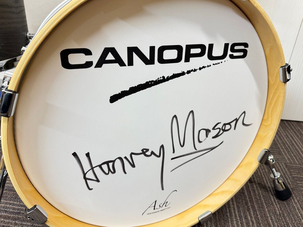 CANOPUS ASH Harvey Masonオーダーキット 18x14BD 12x8TT 14x13FT w|タムホルダー