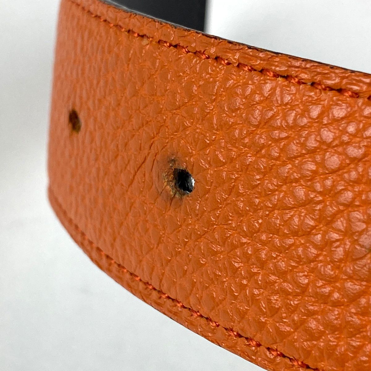 HERMES オレンジ レザー ベルト サイズ70 オレンジ - メンズ ベルト | エルメス | Hermès - エルメス-公式