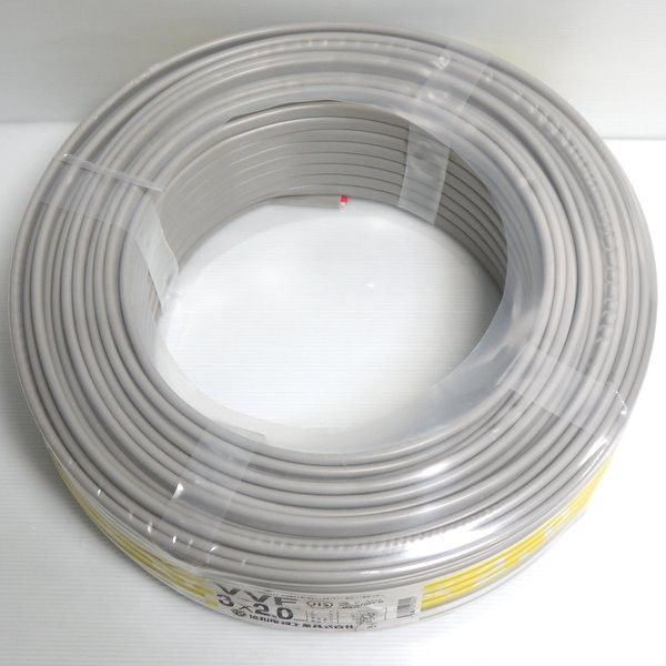 矢崎電線 100m 3C-2.0(赤白黒) 頼れる 矢崎電線 100m 3C-2.0(赤白黒) 頼れる