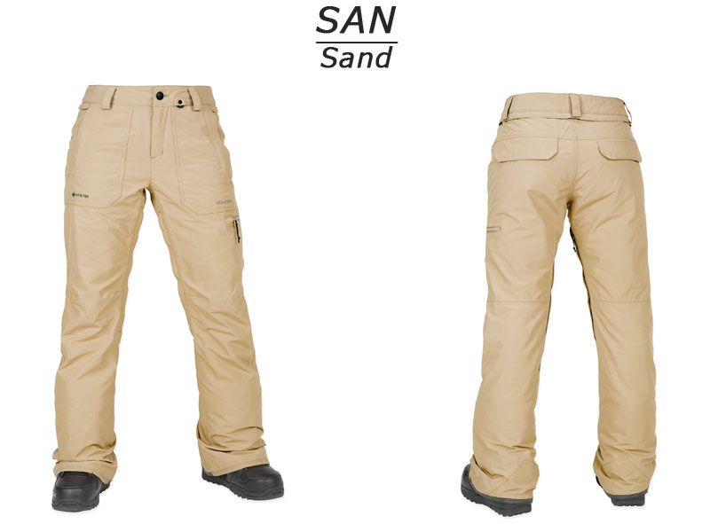 ボルコム, サンド, Large VOLCOM SWIFT BIB OVERALL SAND ベージュ