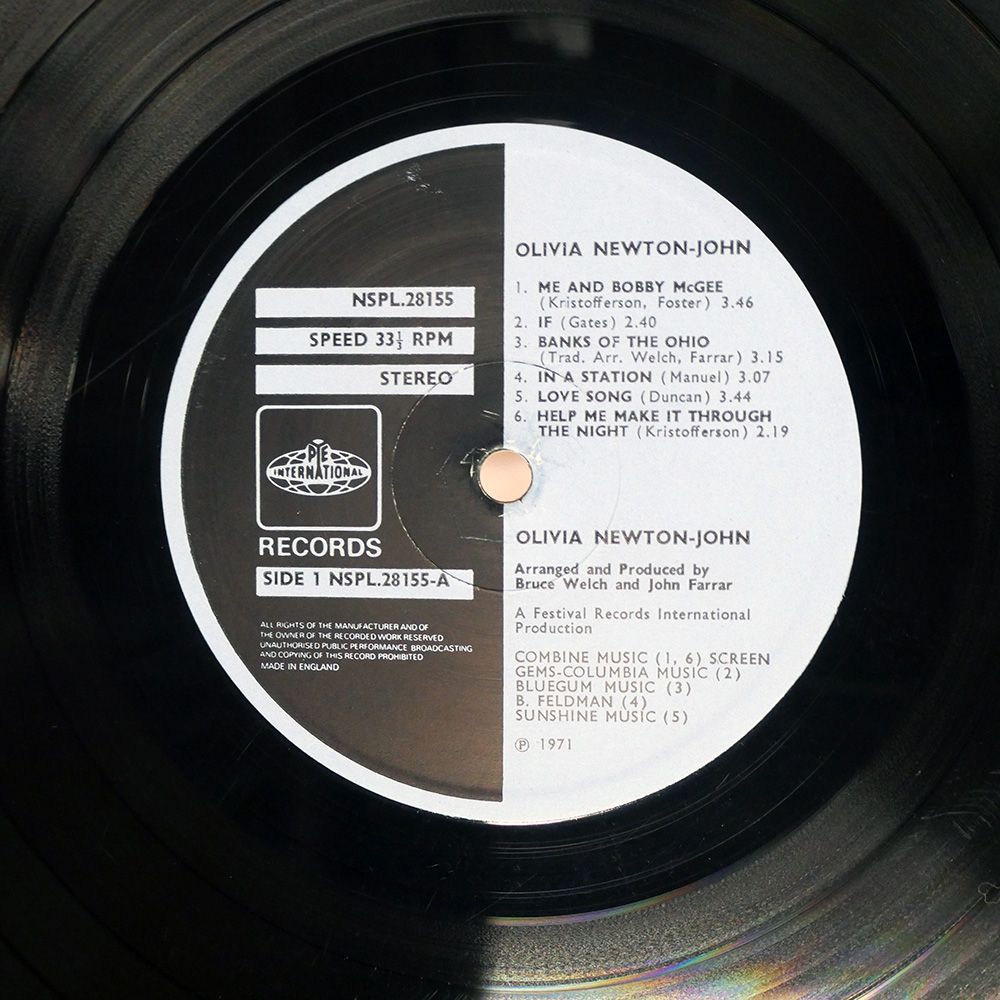 未開封 OLIVIA NEWTON JOHN レア レコード シールド LP Olivia Newton-John ‎– Love Song (1971) Polydor ‎– 2001 209 7