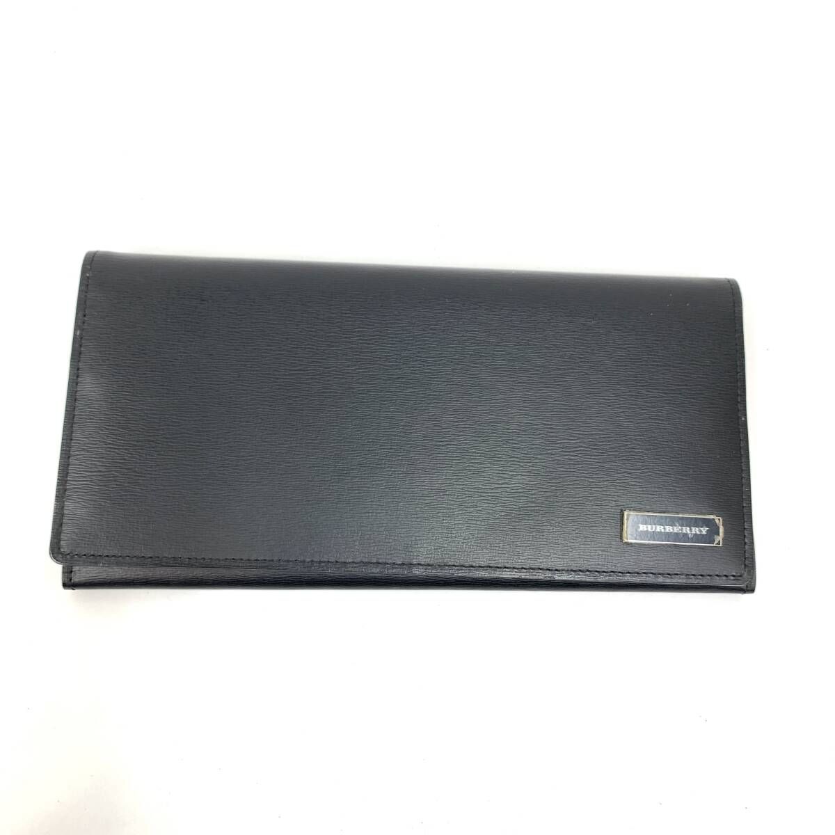 D0150 美品！ 格安！ BURBERRY バーバリー ノバチェック 二つ折り 長