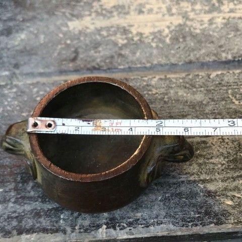 めでたい如意銅象 香炉 銅香炉 工芸品 美術品 置物 銅 細工 博山炉 茶道具 香道具 装飾品 工芸品 置物 魅力の 工芸
