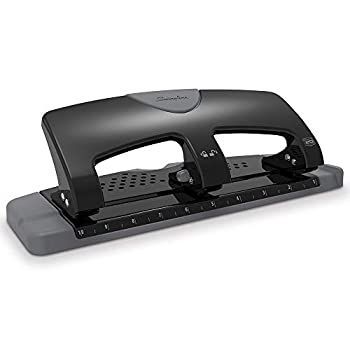 Swingline SmartTouch Desktop Three-Hole Paper Punch